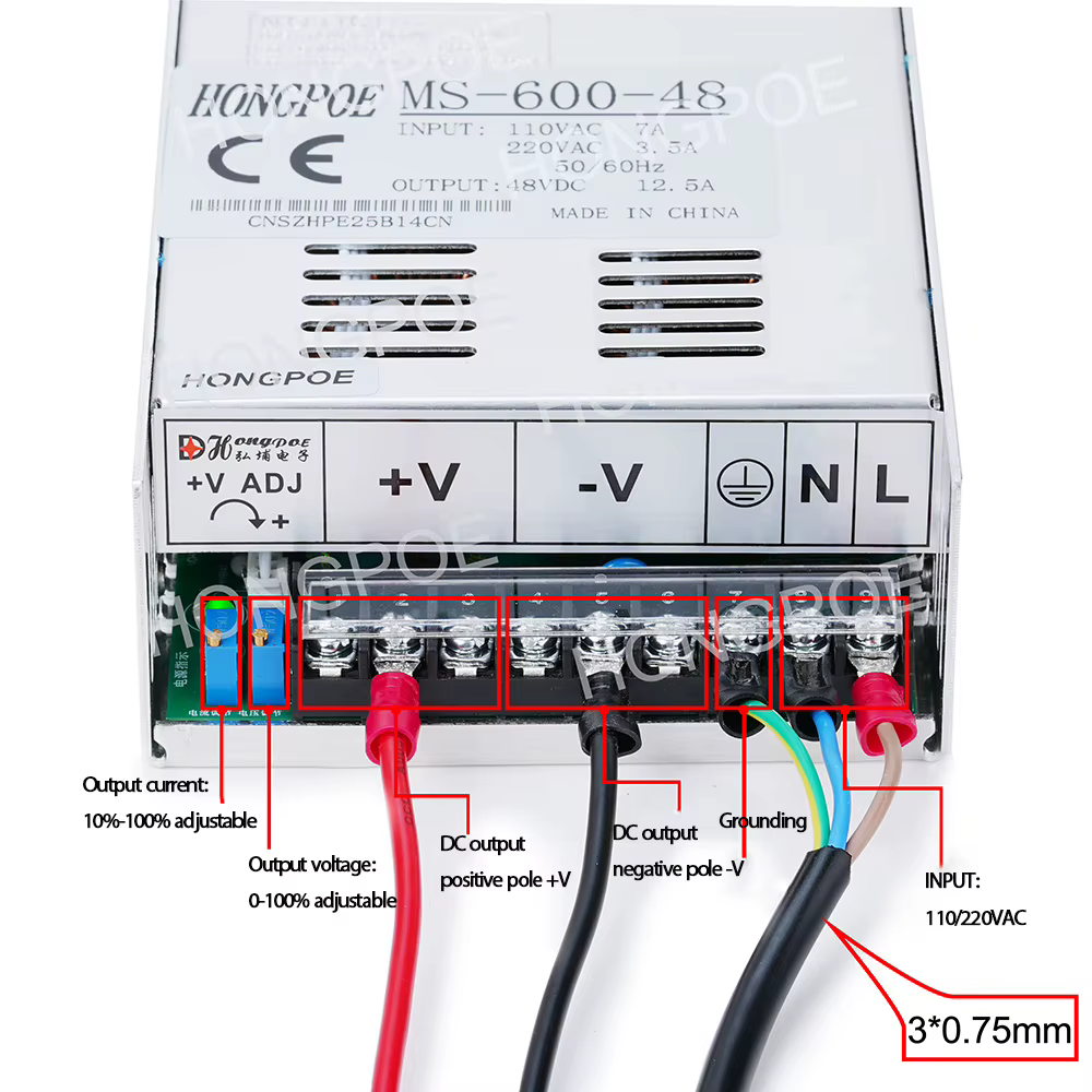 Alimentation électrique réglable
