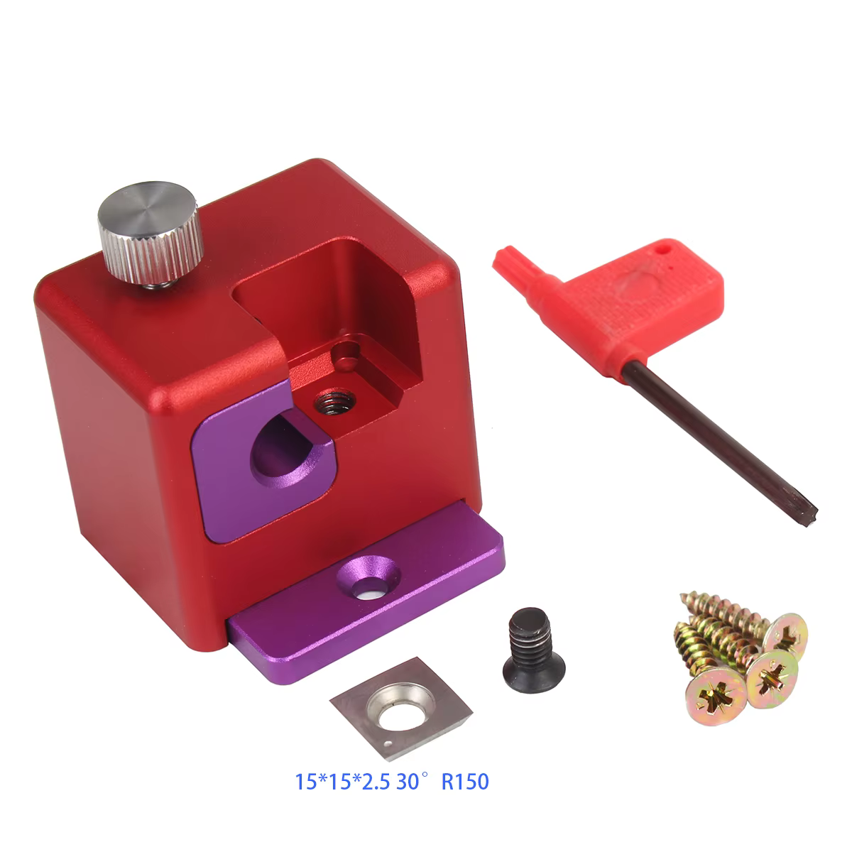 Fabricant de chevilles métrique 5mm-18mm avec 1 pièce de lame en carbure