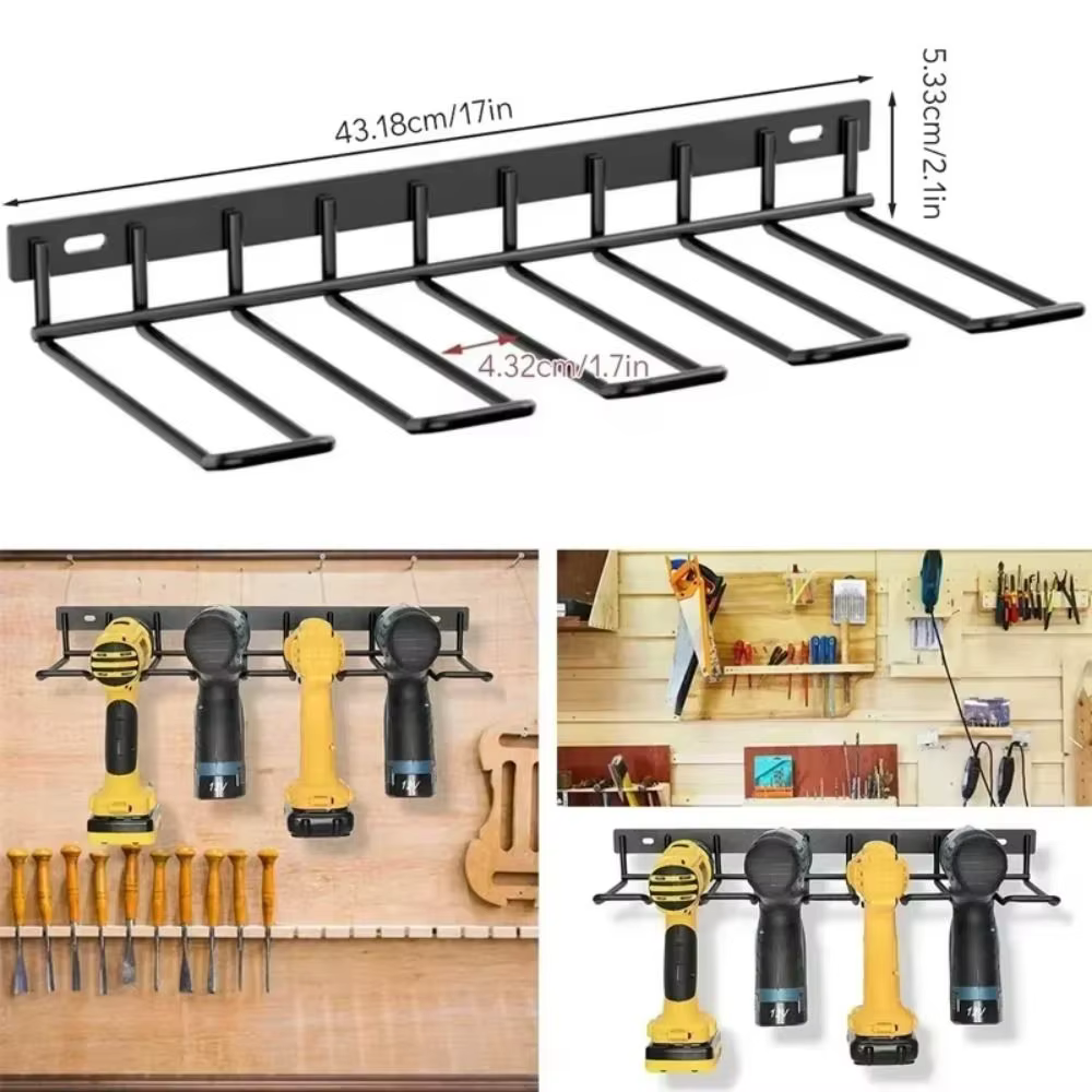 Support de rangement pour outils électriques à main en fer