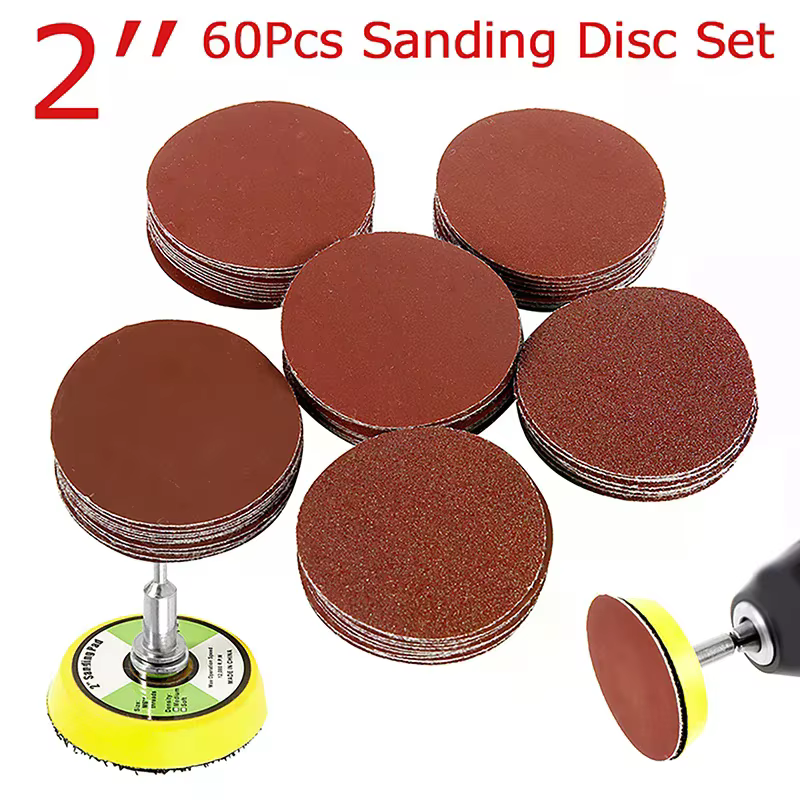 Kit de disques abrasifs de 1/2 pouces