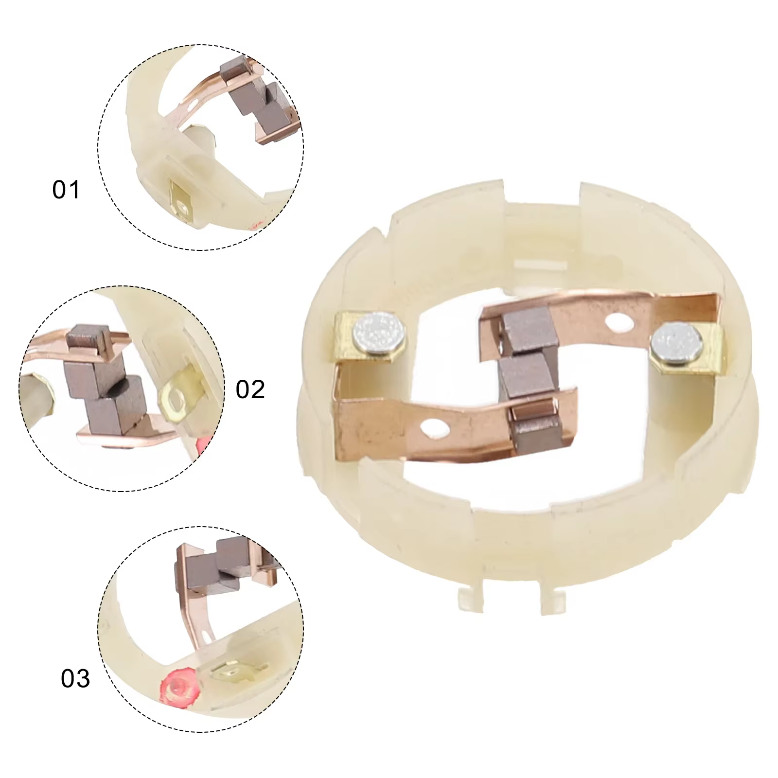 Porte-brosse en carbone pour perceuse électrique à moteur RS550