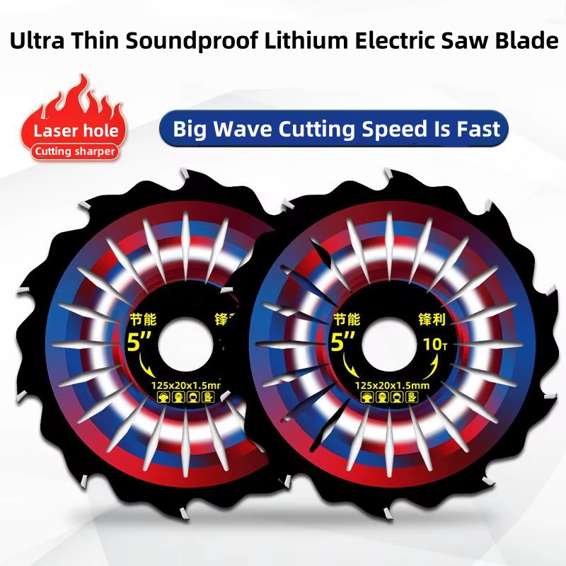 Lame de scie électrique au lithium Ultra fine pour le travail du bois