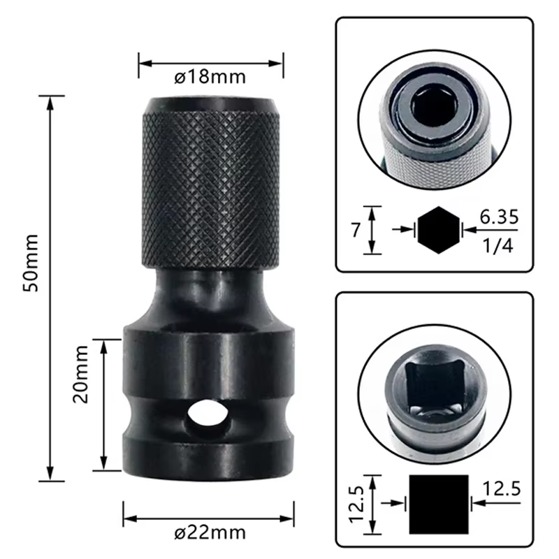 Adaptateur de mandrin de perceuse