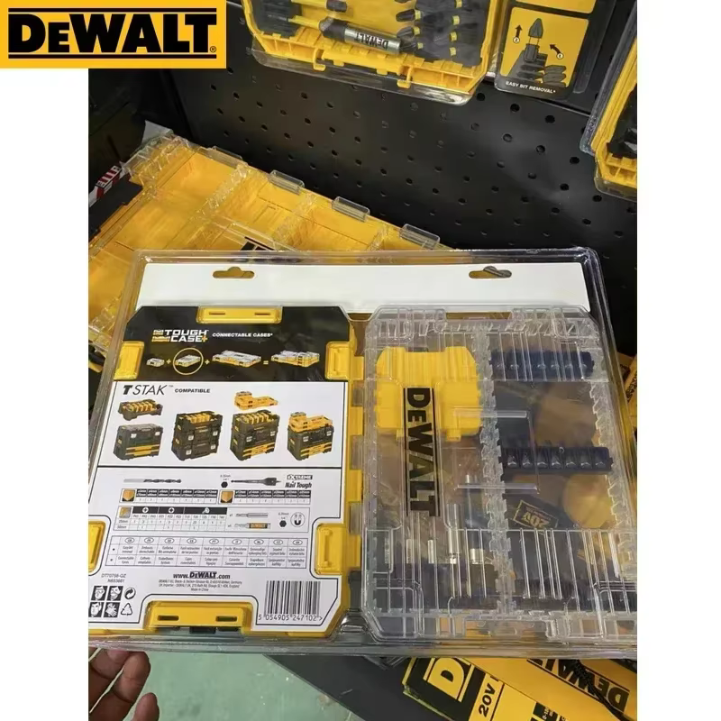 DEWALT – ensemble de 57 forets mixtes avec embout de centrage et embouts pour bois plat