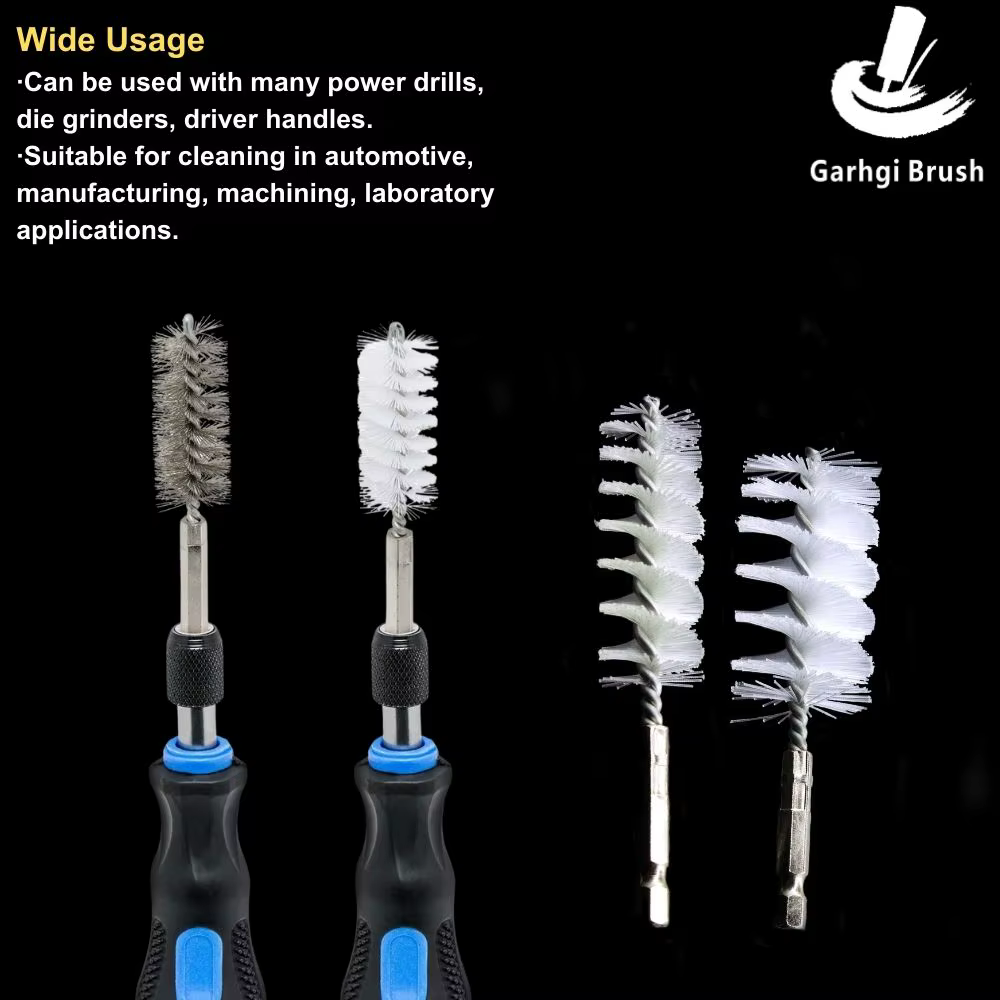 Brosse métallique multifonctionnelle en nylon pour outils électriques