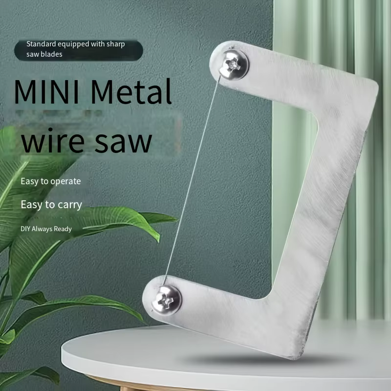 Mini-scie à fil en acier inoxydable