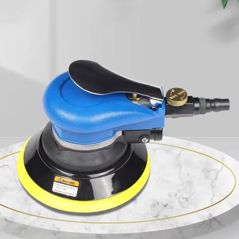 Ponceuse pneumatique auto-aspirateur de 5 pouces