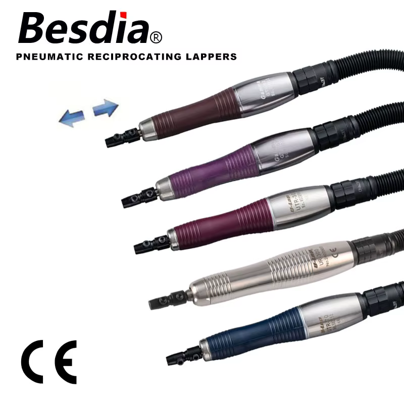 Taiwan Besdia GTU-03/UTR-20/UR-120 broyeur d'air et lapisseuse d'air laveurs pneumatiques alternatifs Micro course Turbo Air Lappers