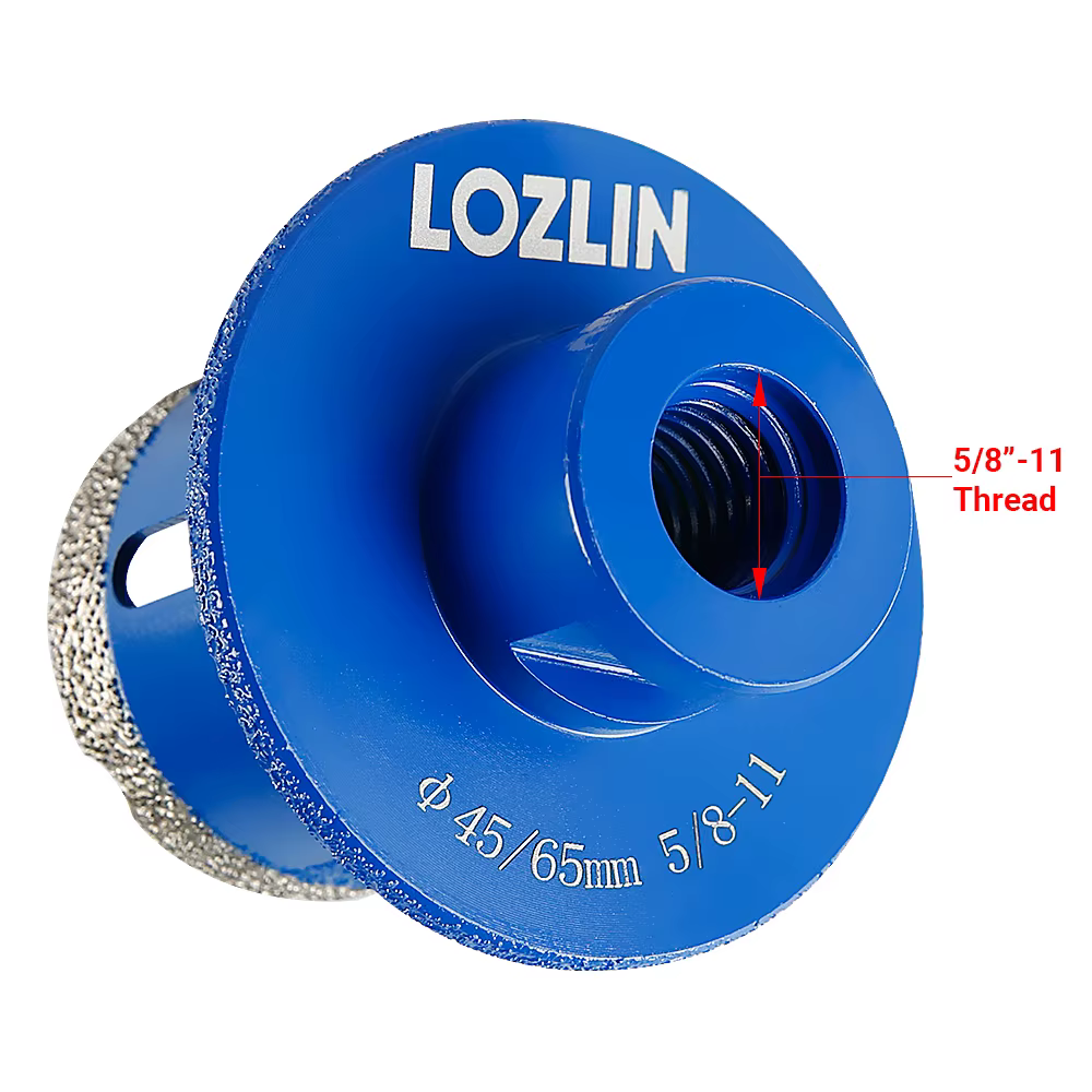 LOZLIN Foret diamanté à sec 5/8-11 pour carrelage céramique
