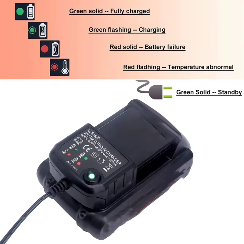 Chargeur de batterie au lithium pour perceuse électrique Black & Decker