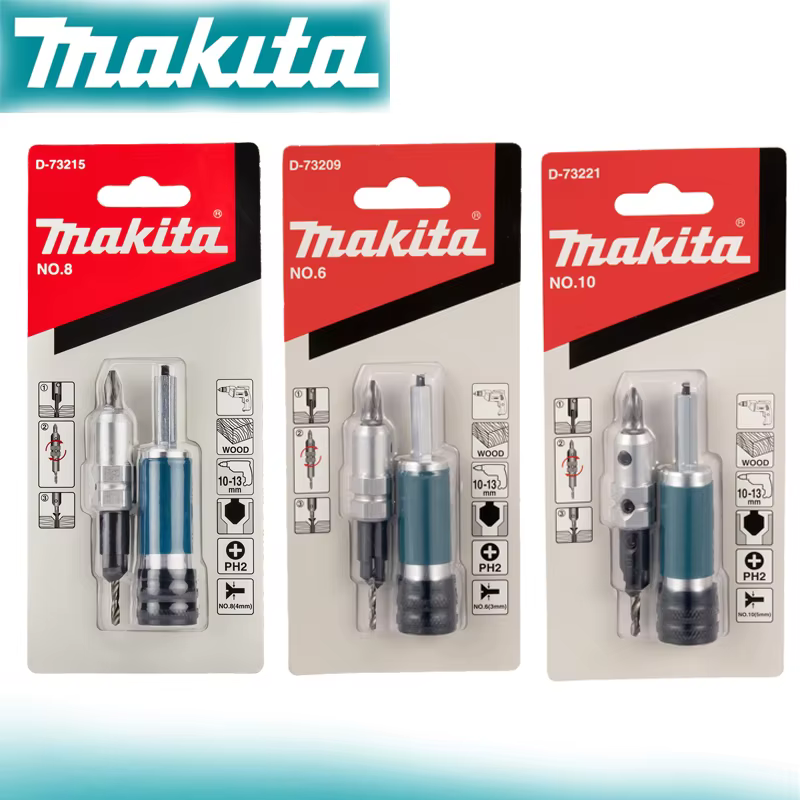 Makita # 6 # 8 # Foret à fraise de calibre 10