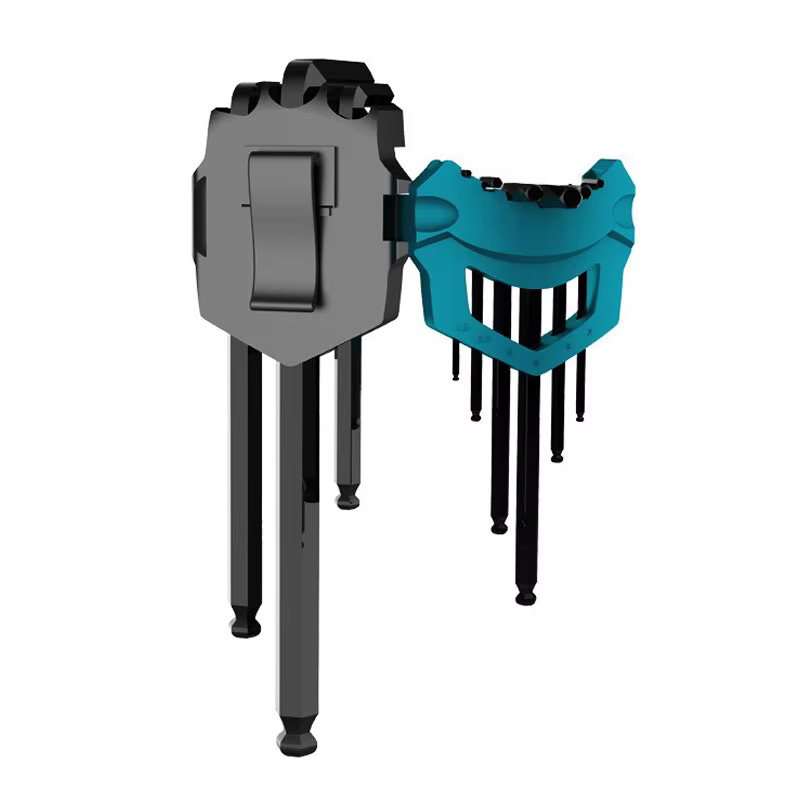 Makita B-65894 jeu de clés hexagonales 9 pièces plusieurs tailles clé hexagonale clé Allen jeu de combinaison accessoires d'outils