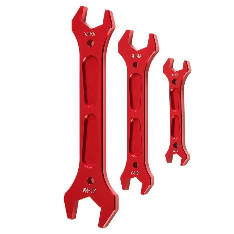 HQ universel AN clé en aluminium douille Wrenc outil de montage de tuyau clé Kit d'outils raccord à Double extrémité AN3 AN4 AN6 AN8 AN10 AN12