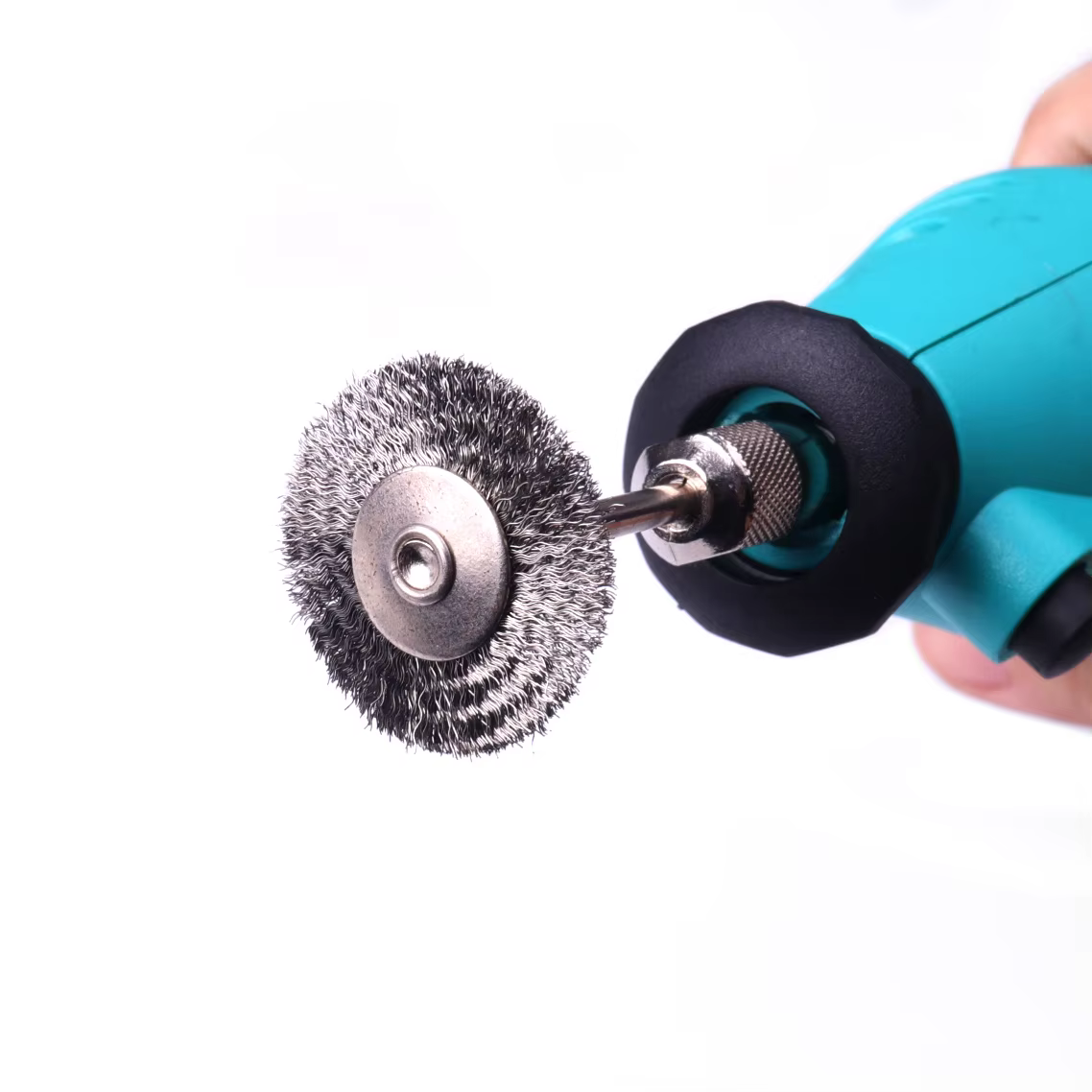 Brosse à roue en fil d'acier de 20 pièces/ensemble 25mm