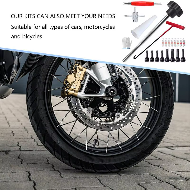 Kit d'outils de Valve de pneu à changement rapide, pour voiture, moto, vélo, remplacement et Installation faciles de tige de Valve