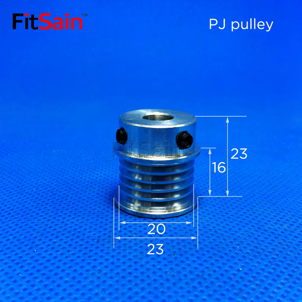 FitSain-multi cale 5PJ poulie à courroie 20mm + 37mm 5 fentes électrique raboteuse mini table scie