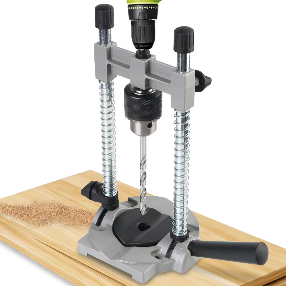 Support de perceuse multifonctionnel avec colonne en acier