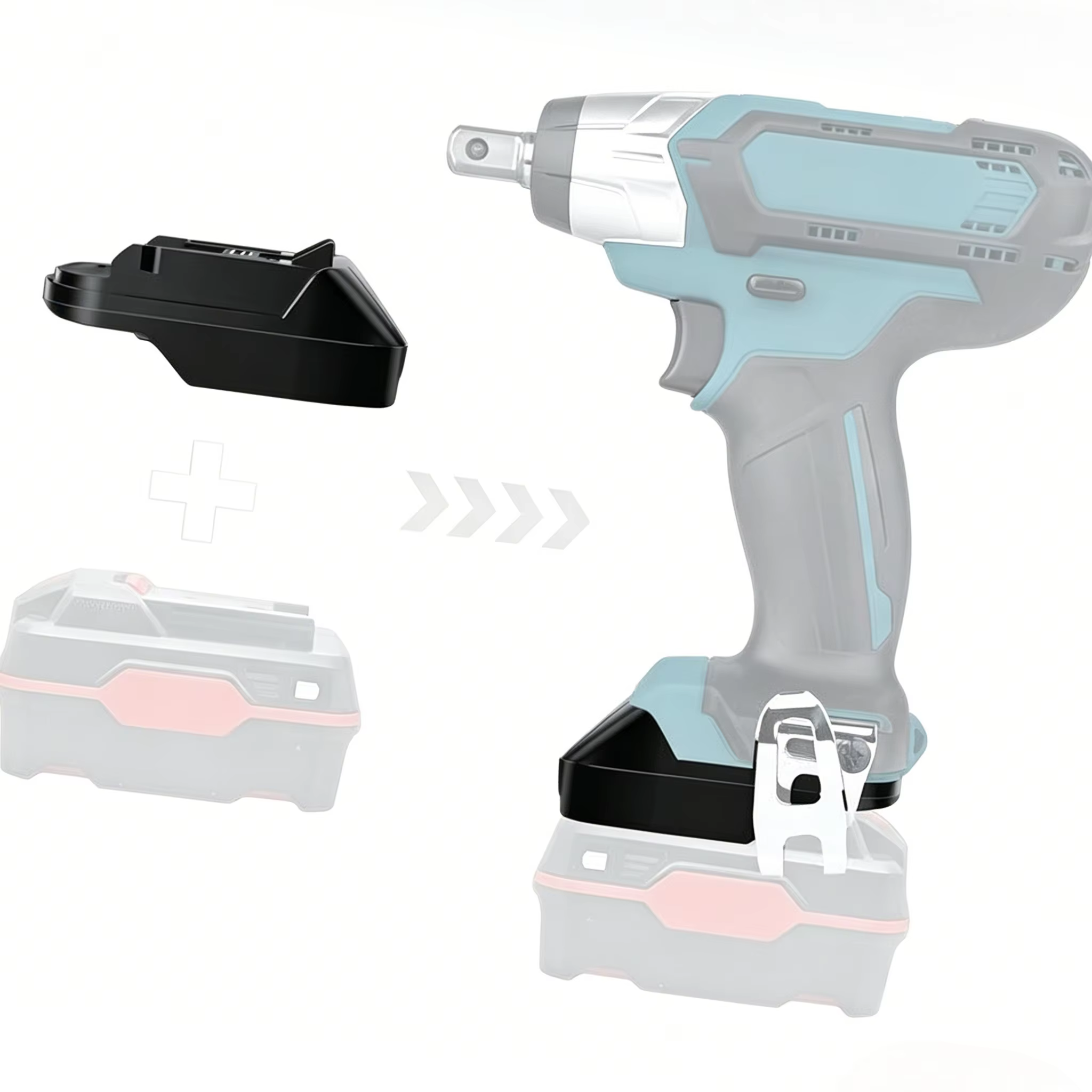 Adaptateur PAR20MT pour outils Parkside vers Makita