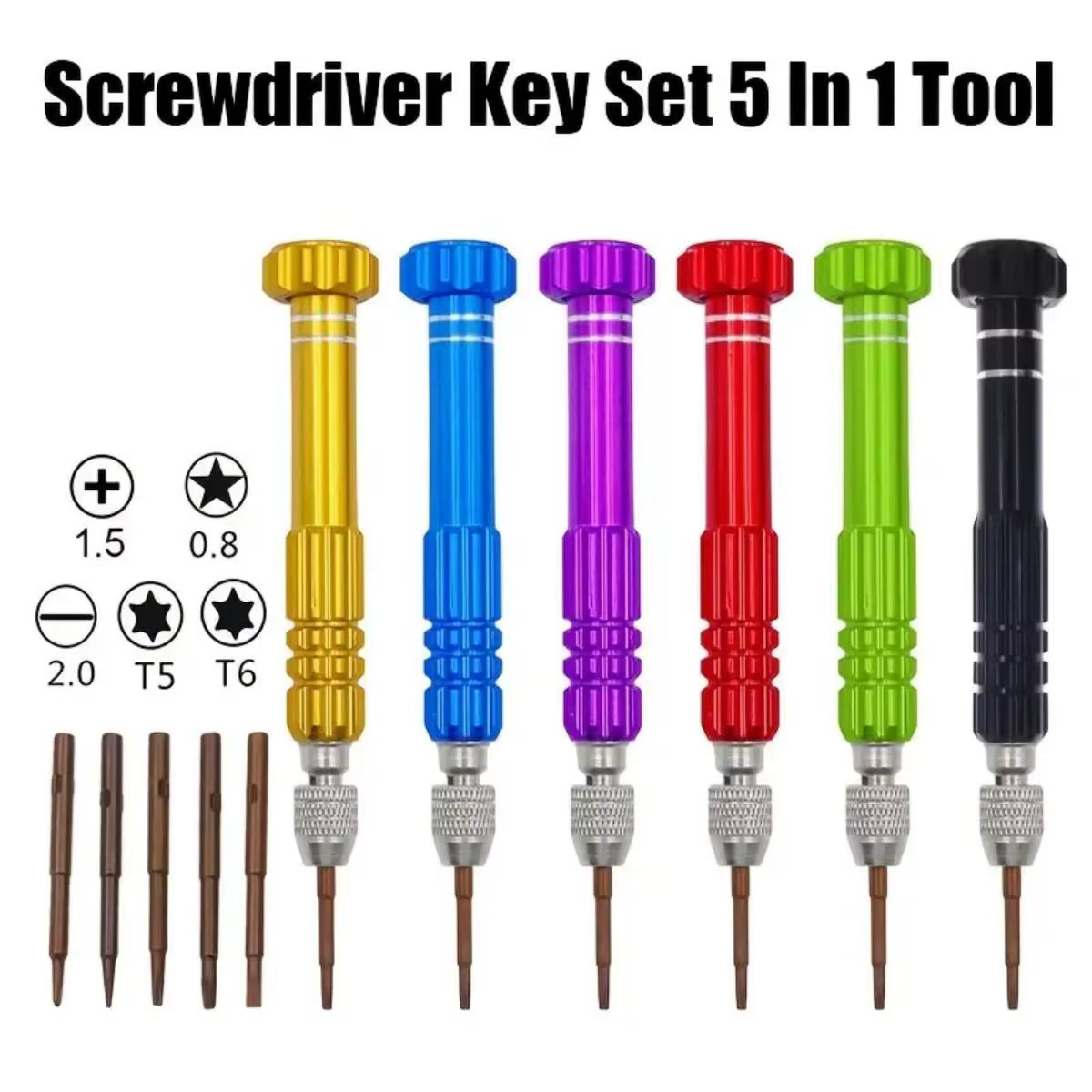 Kit de petit tournevis multifonctionnel 5 en 1