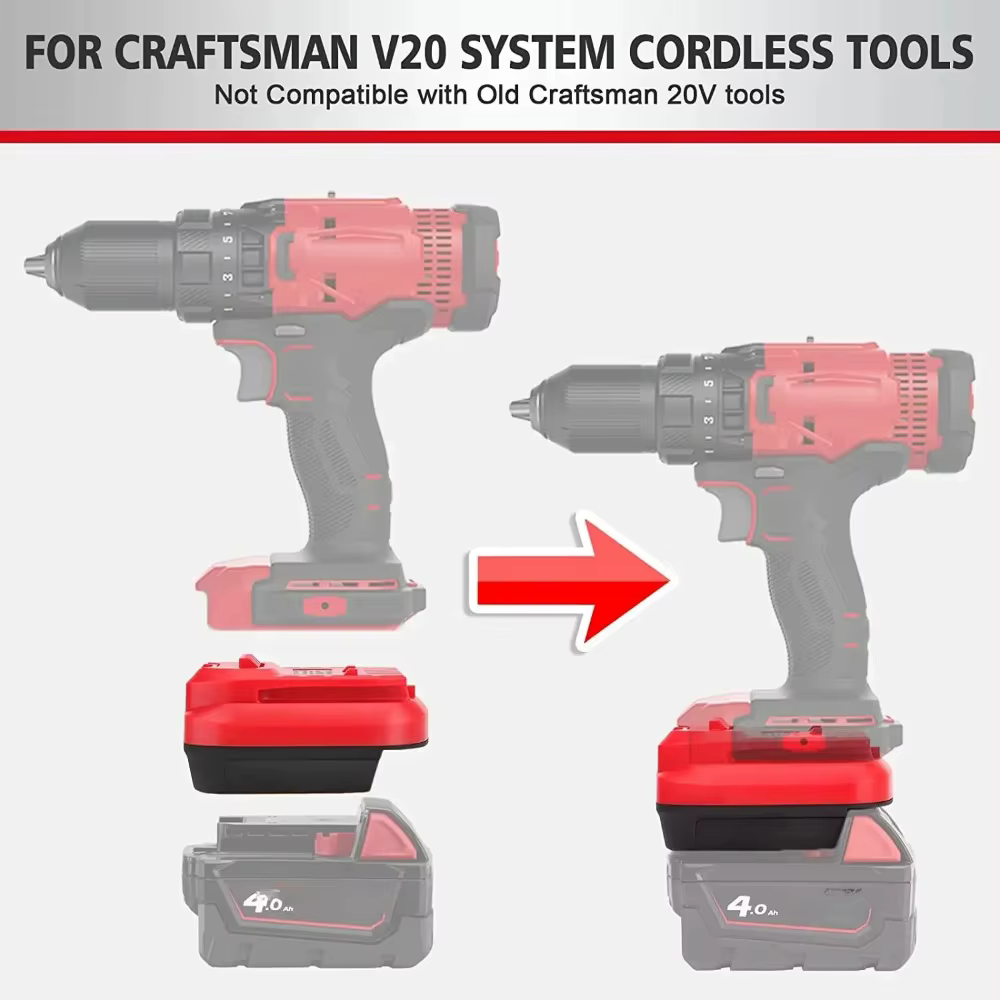 Adaptateur de batterie pour perceuse Craftsman 20V