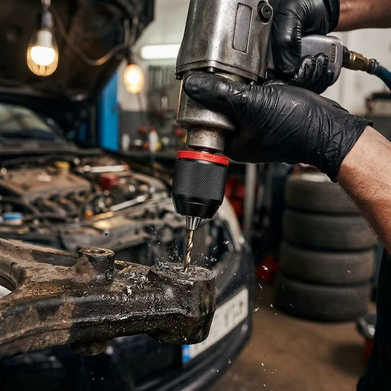 Mandrin de perçage métallique pour perceuse électrique manuelle