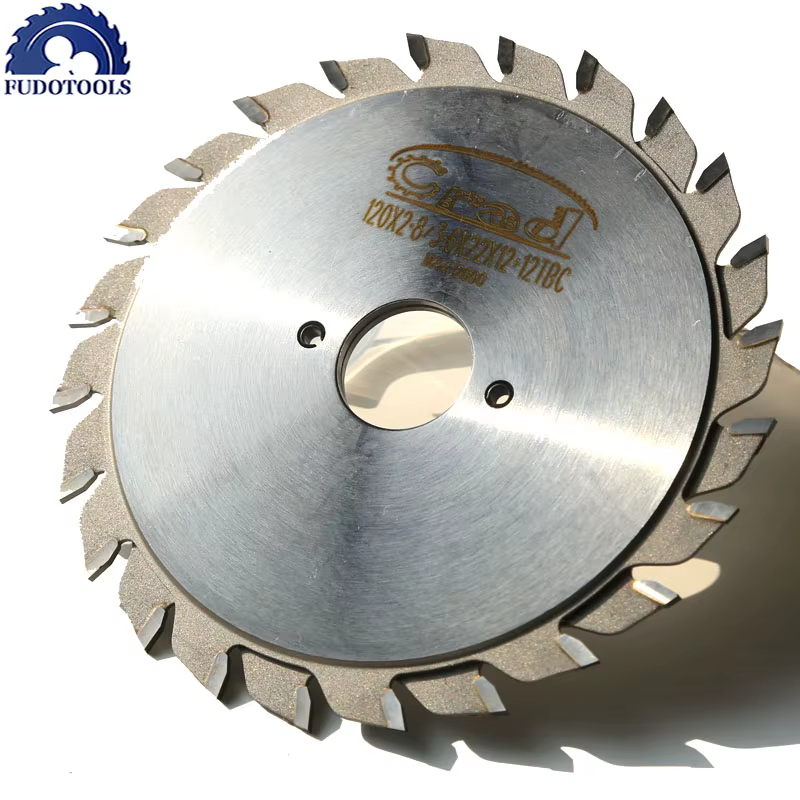 Lames de rainurage à prix compétitif 120*3.0-4.0*22/20*24T&120x2.8-3.6/2.2*20/22/23*24TCT pour rainurer les