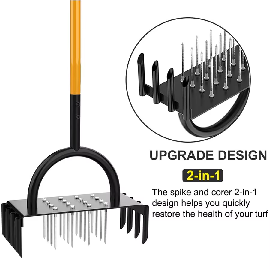 Scarificateur outils de jardinage de pelouse