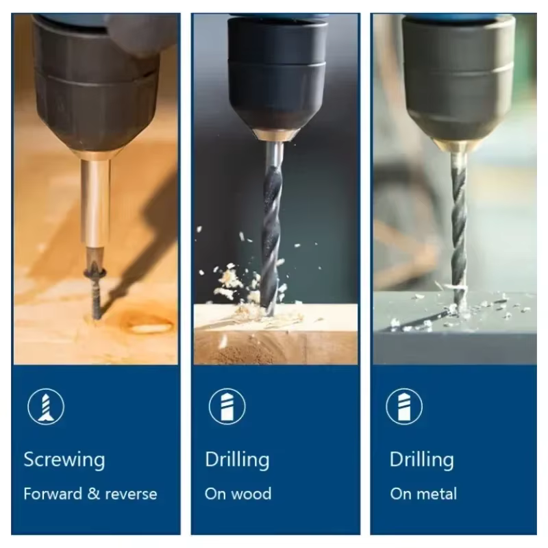 Perceuse à main Bosch GBM400, couple constant pour le perçage du bois courant et les besoins de fixation domestiques quotidiens