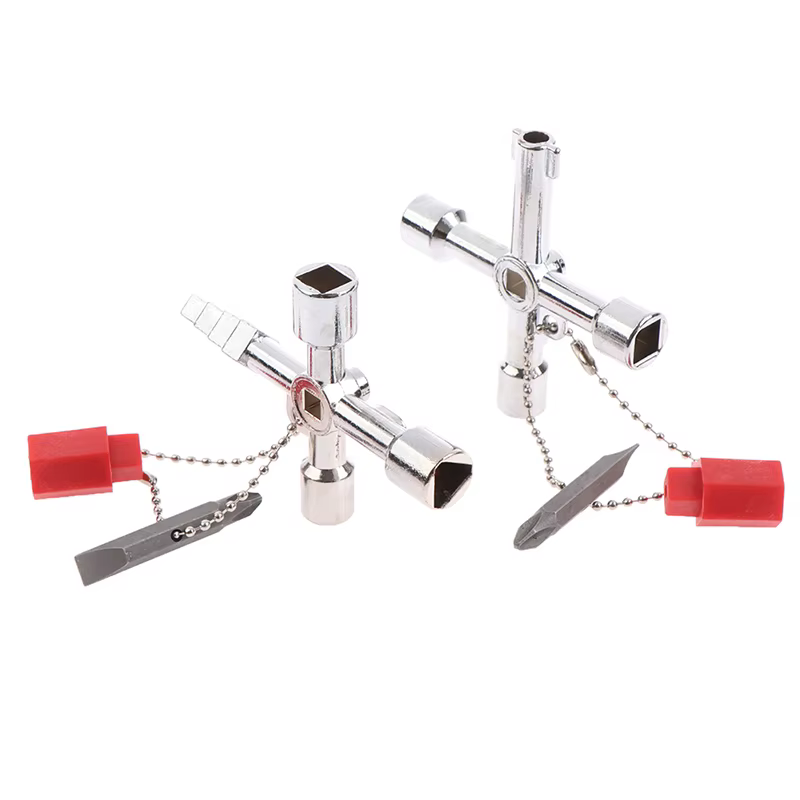 Clé triangulaire universelle multifonctionnelle, Plombier prédire, 4 voies