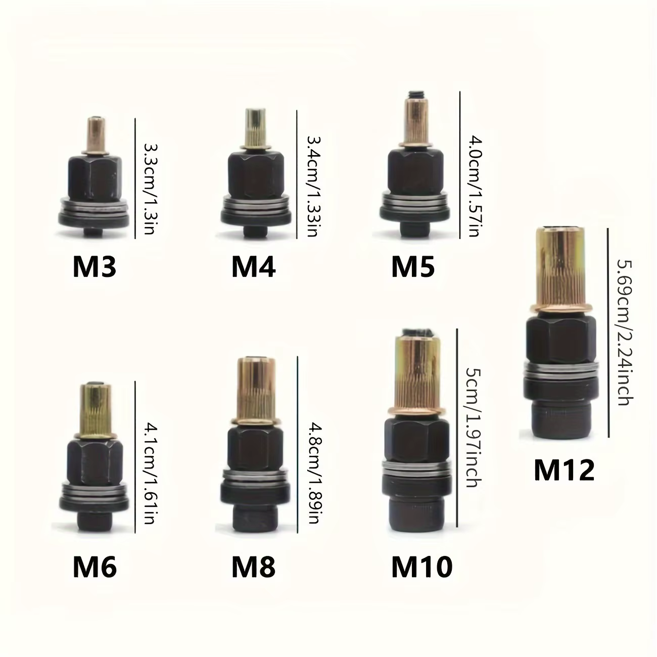 Ensemble d'outils de rivetage manuel de 77 pièces