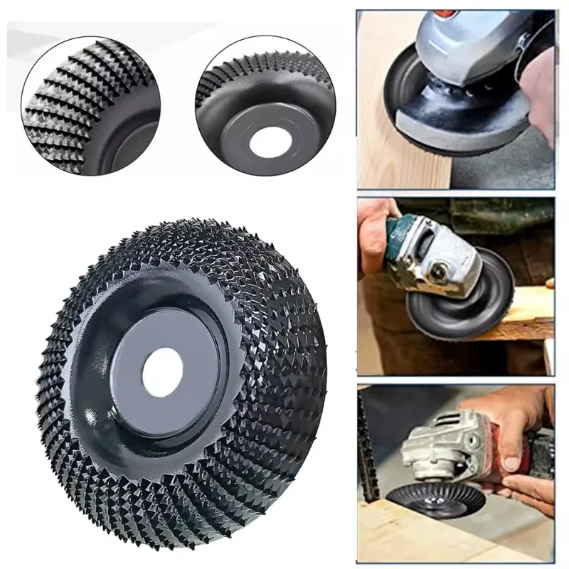 1 pièce Disque de meulage et de façonnage du bois de 4 pouces pour meuleuses d'angle