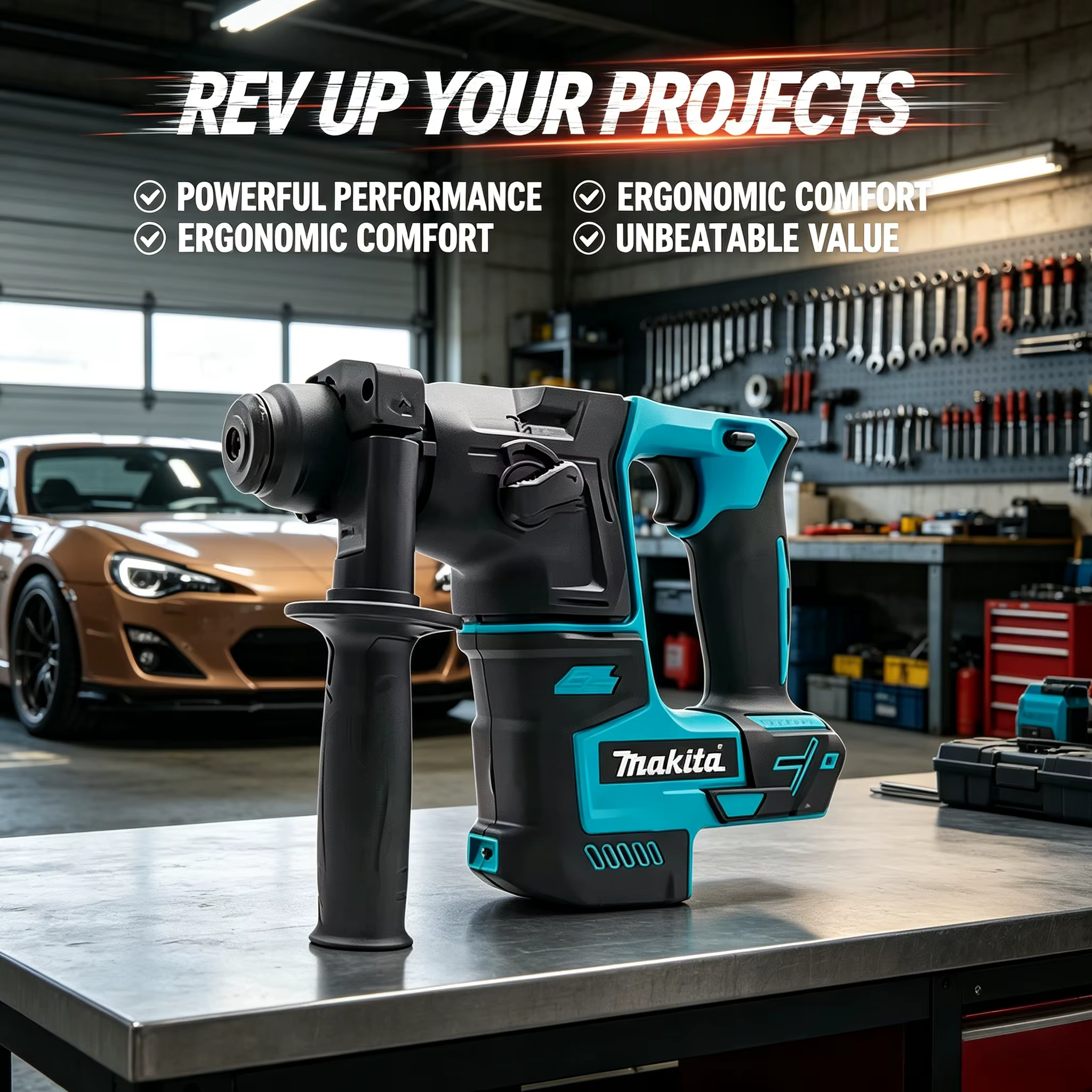 Makita HR140D Perceuse à percussion sans fil originale sans balais