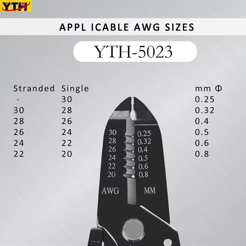 Pince à dénuder les fils multifonctionnelle YTH-5023