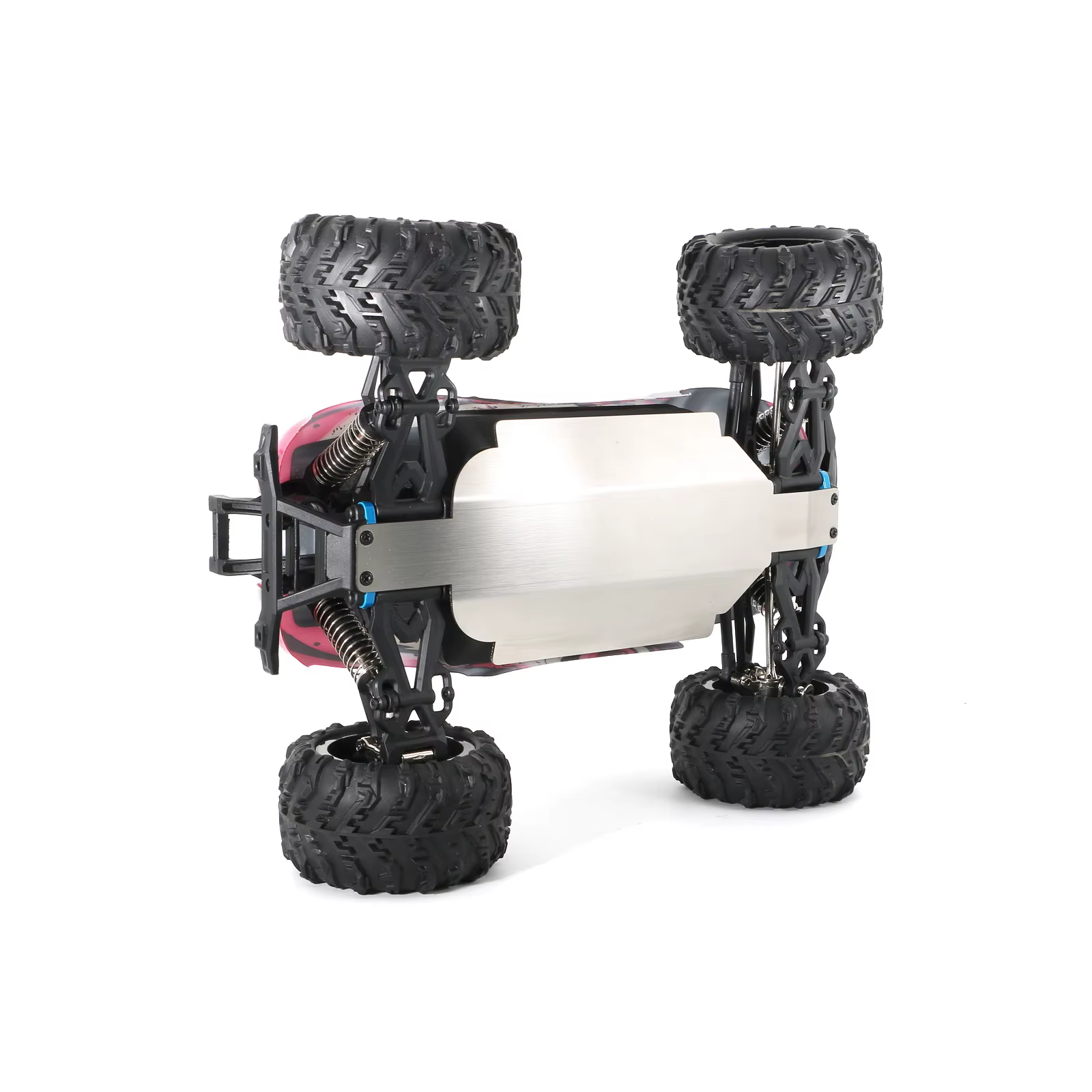 SCY 16101 16102 16103 Pro châssis en acier inoxydable armure boîte de vitesses protecteur plaque antidérapante 1/16 RC voiture mise à niveau pièces accessoires