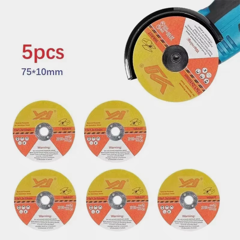 Disque de coupe circulaire en résine de 75mm
