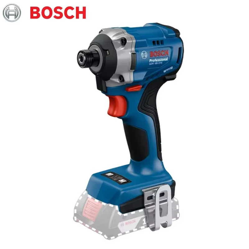 BOSCH GDR 18 V-215 pilote d'impact sans fil 18 V perceuse à percussion professionnelle sans brosse 1/4 "outils électriques hexagonaux internes GDR18V-215