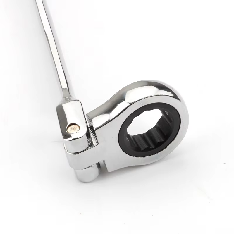 Clé à cliquet multifonctionnelle pour activités de 8 à 24 mm – Clé réglable à double usage flexible et réversible pour la réparation automobile