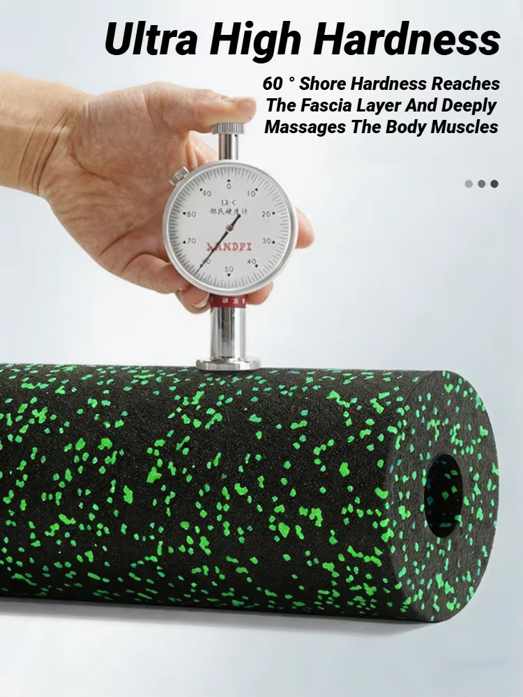 Rouleau en mousse pour exercices, portable, haute densité, creux, multifonctionnel, pour musculation et fitness