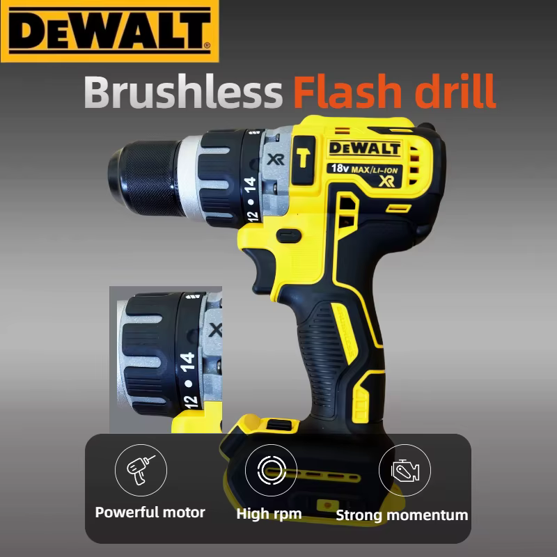 Perceuse à percussion compacte sans fil DEWALT DCD796 20V : puissante visseuse