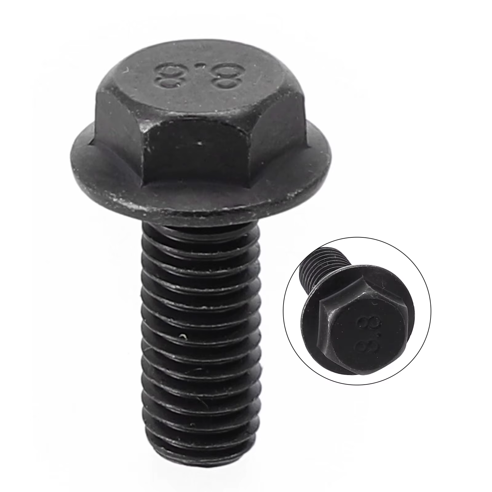 Boulon de lame de scie en métal M8 X 20mm, filetage gauche, bride à tête hexagonale pour Machine-outil de coupe, boulon de vis de lame de scie à onglet 1 pièce 