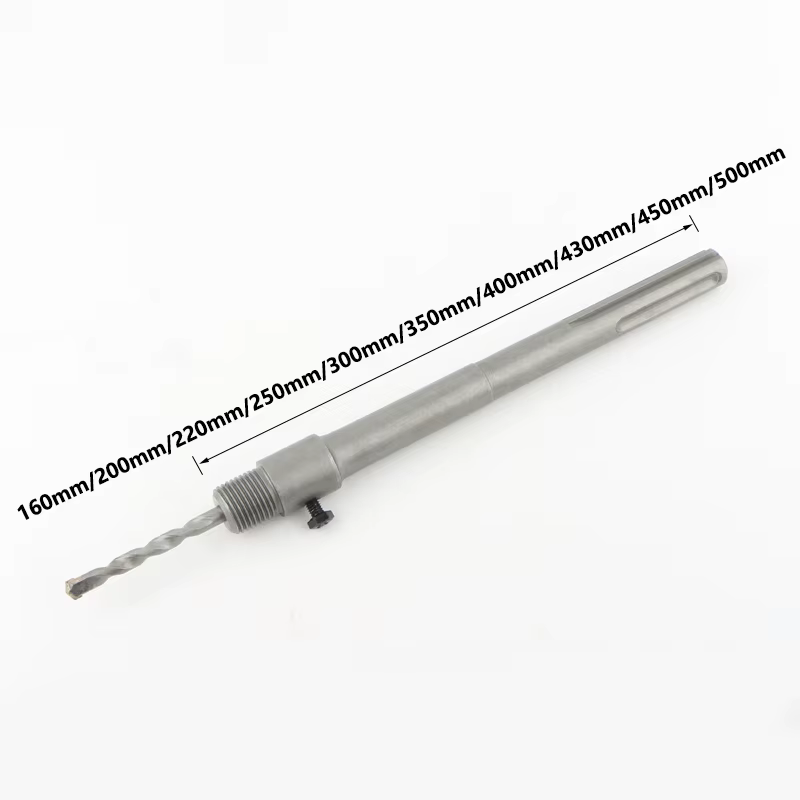 Kit Scie Cloche SDS Max 30-160mm pour Béton Ciment Pierre Brique Mur Ouvre Trou pour Installation de Tuyaux de Climatisation Trépan pour Marteau Perforateur Outil Professionnel