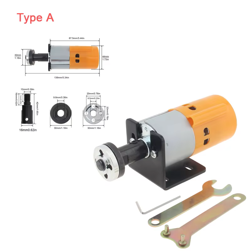 Accessoire de perceuse de table bricolage à micro moteur
