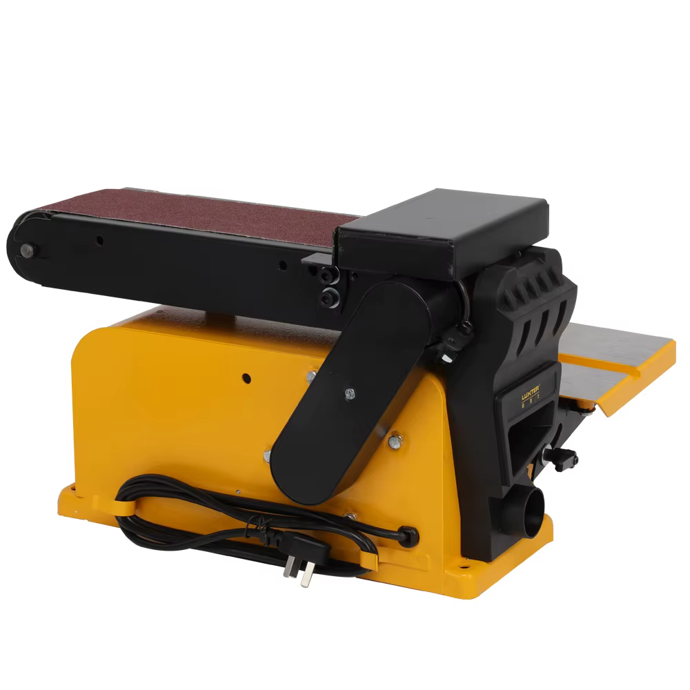 Ponceuse à bande et à disque professionnelle 650W 100x914mm