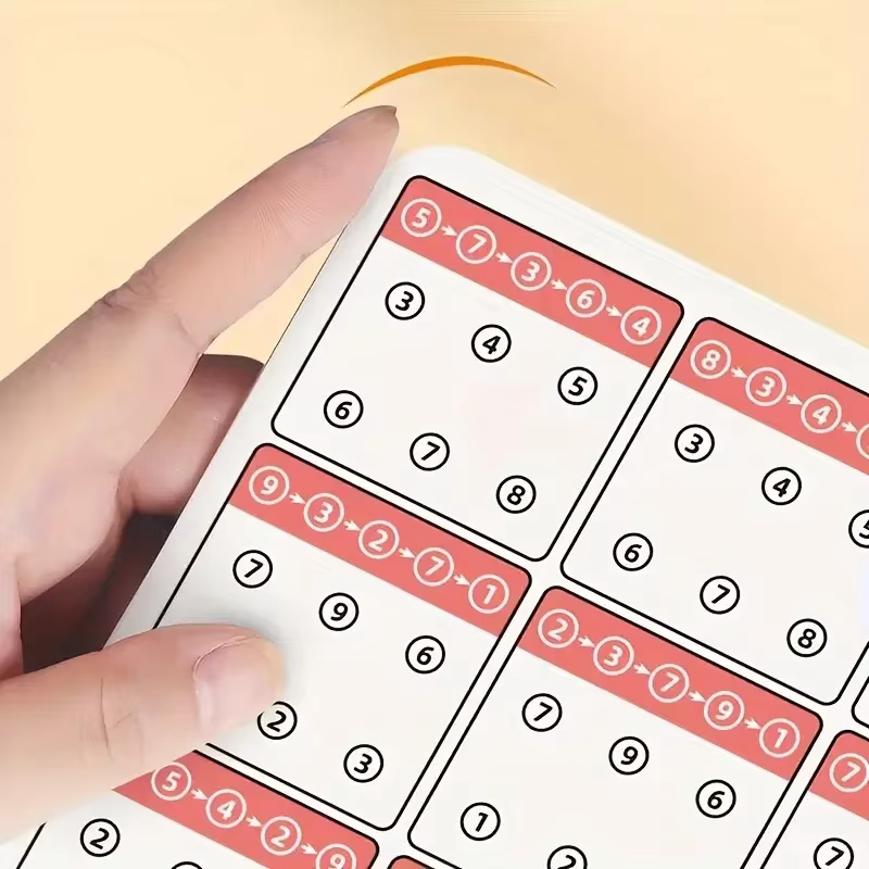 Cartes de liaison d'entraînement de stylo effaçable réutilisables de taille A4 de 12 pages