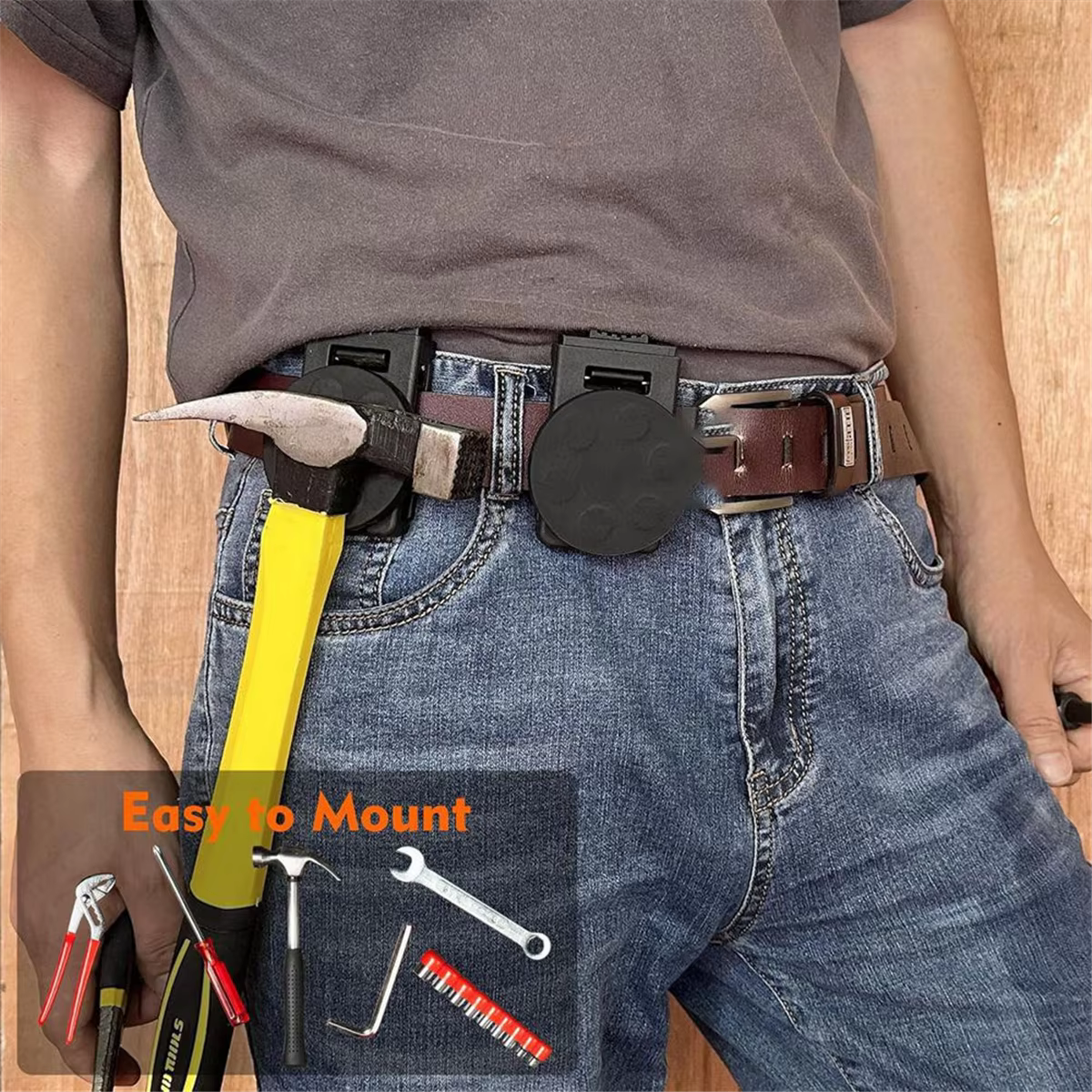 Réinitialisation de ceinture à outils magnétique