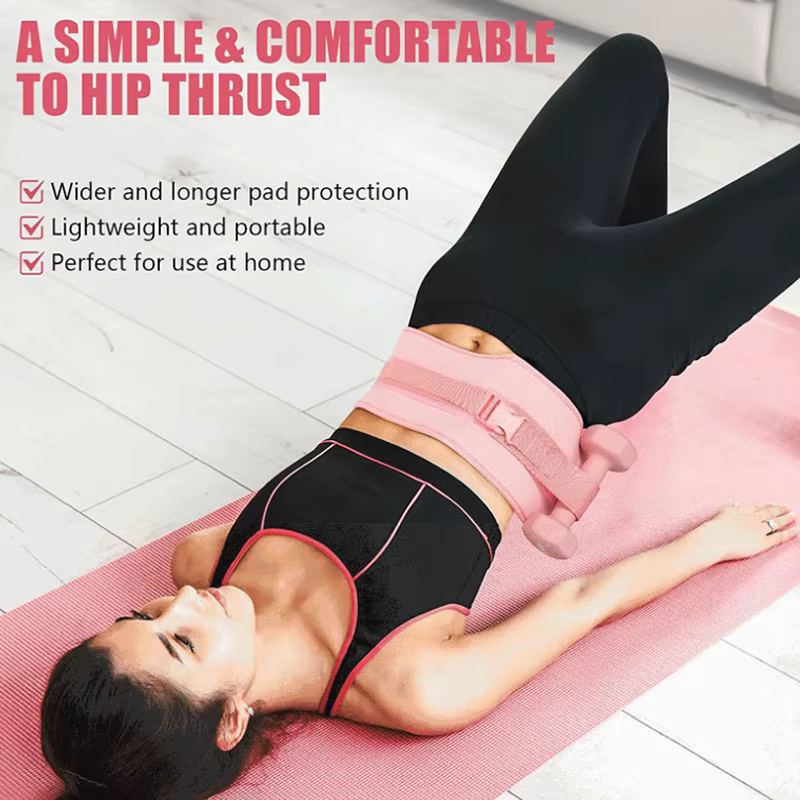 Équipement de Fitness pour gymnastique à domicile, pont de hanche, ceinture de poids, ceinture d'entraînement de taille, haltère, ceinture de poussée de hanche, Support de taille réglable