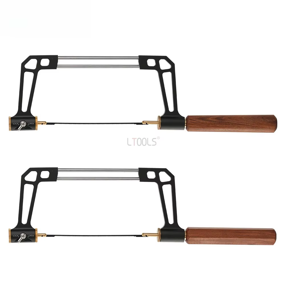 Scie à fil manuelle en aluminium, poignée hexagonale/ronde réglable, outils de coupe DIY pour le travail du bois, l'artisanat et la bijouterie
