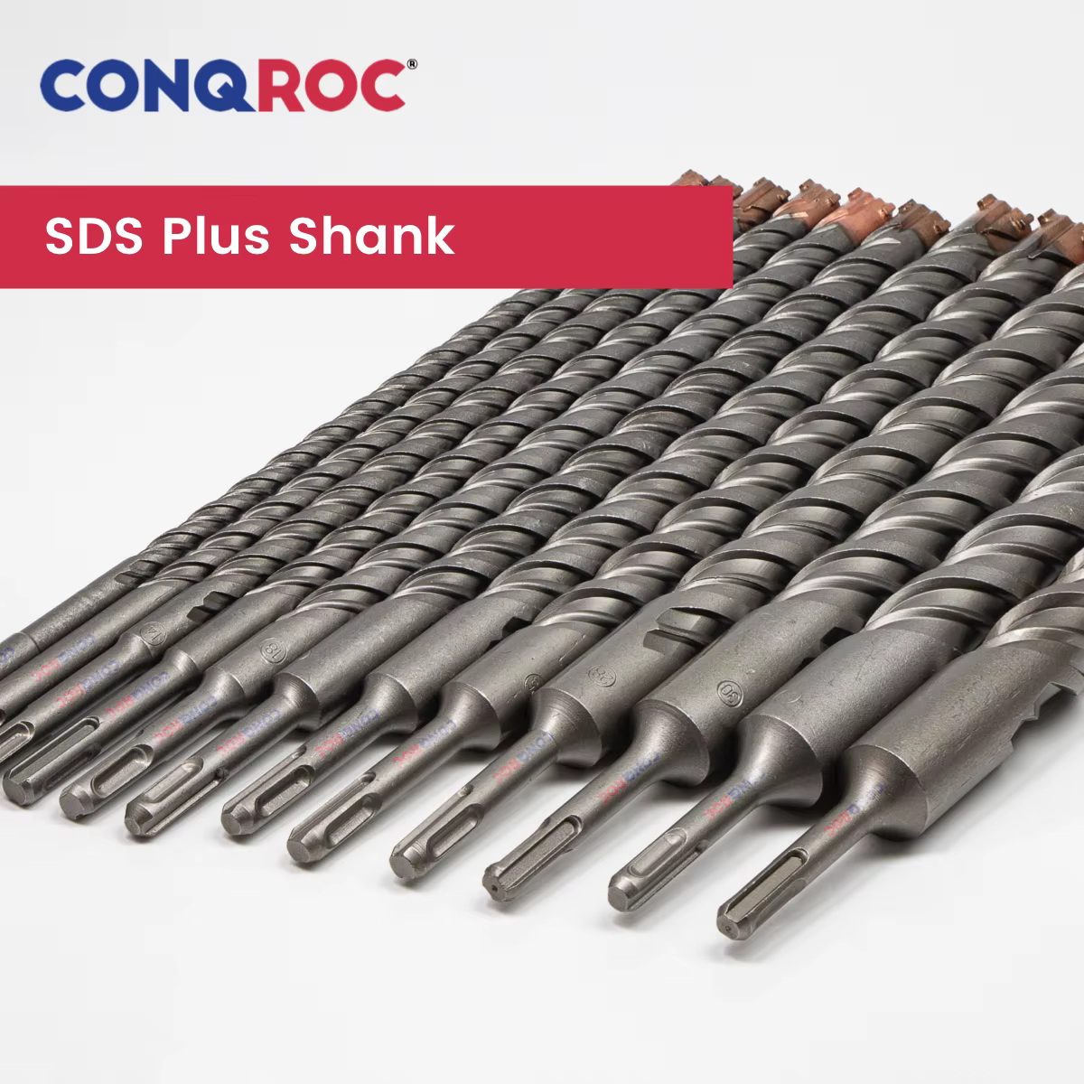 Foret à maçonnerie Long SDS Plus, longueur de tige-340 ~ 350mm, 12 options de diamètre-10 ~ 35mm, pointe croisée en carbure pour marteau électrique en tungstène