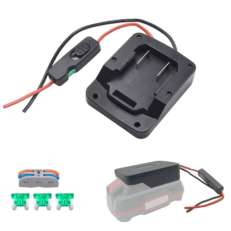 Pour Parkside bricolage adaptateur de roue électrique pour Kit de convertisseur de batterie 20V avec fusibles