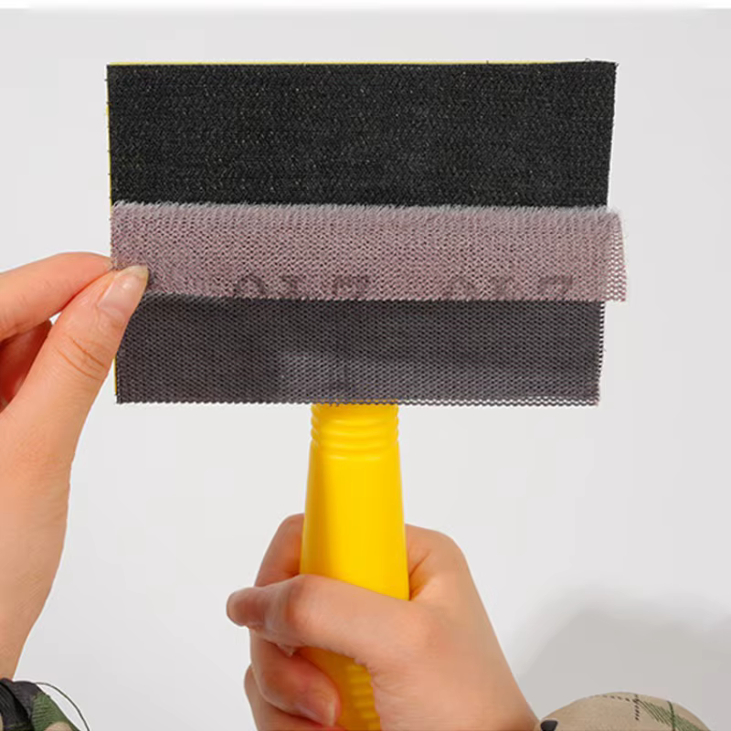 Support de papier de verre auto-adhésif